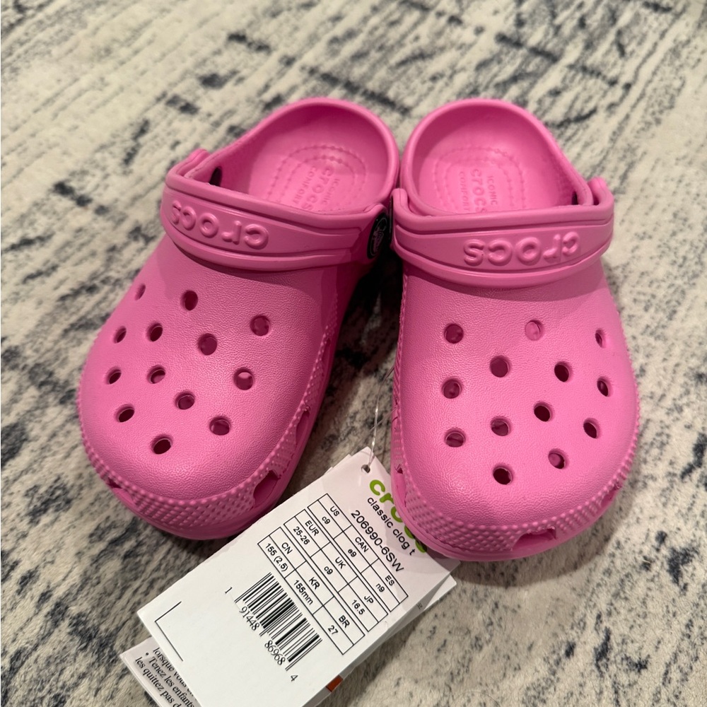 CROCS Kids Water Shoes - Vibrant Pink